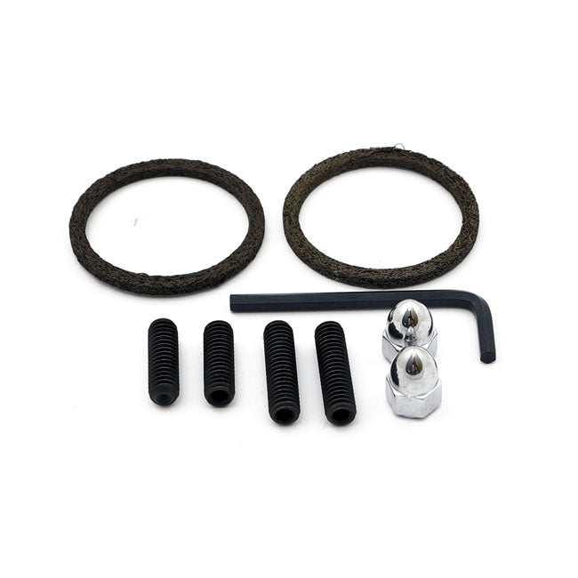 James Gaskets Shovel exhaust gasket & mount kit. Knitted wire