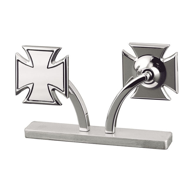 Kustom Tech maltese cross mirror - Kustom Tech motorcycle part