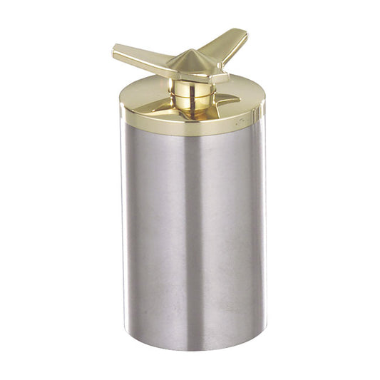 Kustom Tech weld-in gas cap. Brass Spinner - Kustom Tech motorcycle part