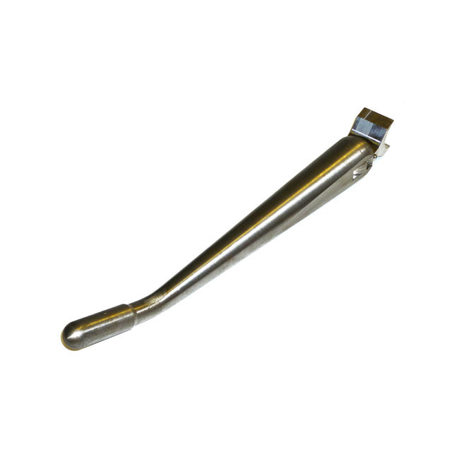 Kustom Tech weld-on Diamond jiffy stand. Plain steel - Kustom Tech motorcycle part
