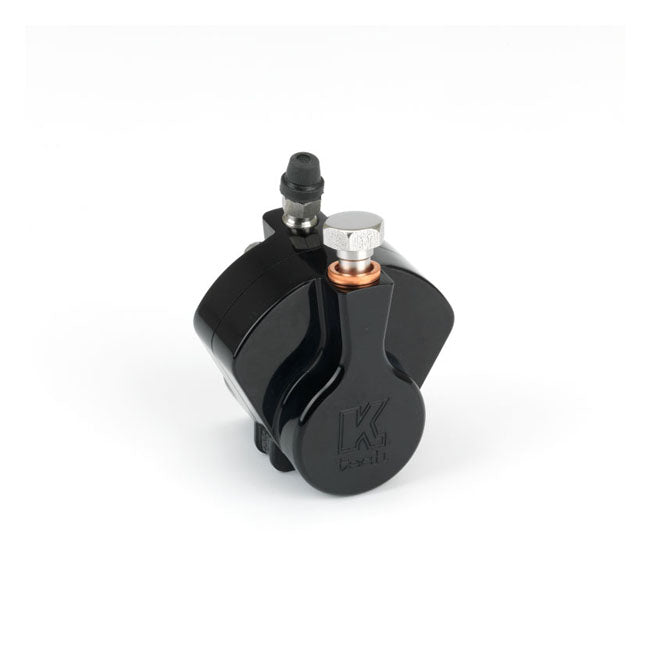Kustom Tech 2-piston brake caliper. Black - Kustom Tech motorcycle part
