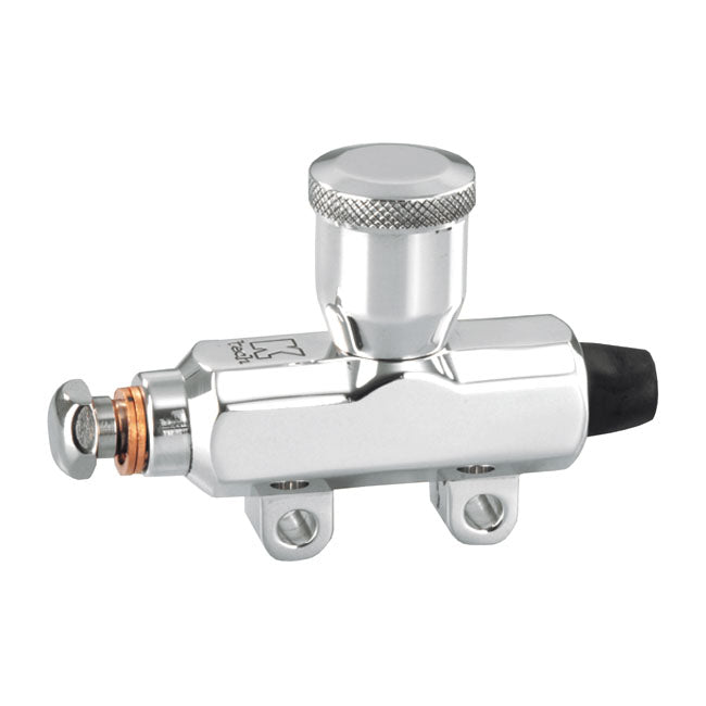 Kustom Tech Custom rear master cylinder hydraulic. Polished - Kustom Tech motorcycle part