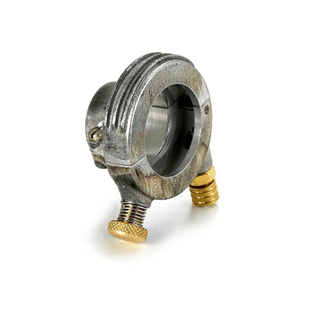 Kustom Tech DeLuxe external throttle housing. Raw aluminium - Kustom Tech motorcycle part