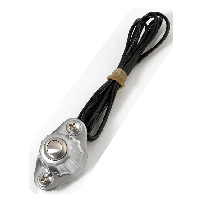 Kustom Tech Deluxe handlebar switch. Single button - Kustom Tech motorcycle part