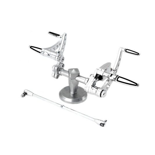 Kustom Tech Classic Style forward controls. Polished - Kustom Tech motorcycle part