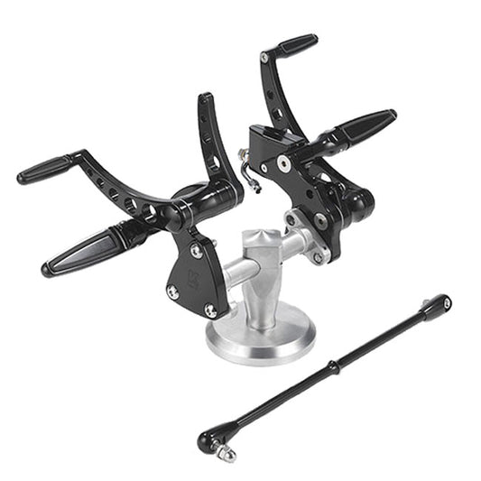 Kustom Tech Classic Style forward controls. Black - Kustom Tech motorcycle part