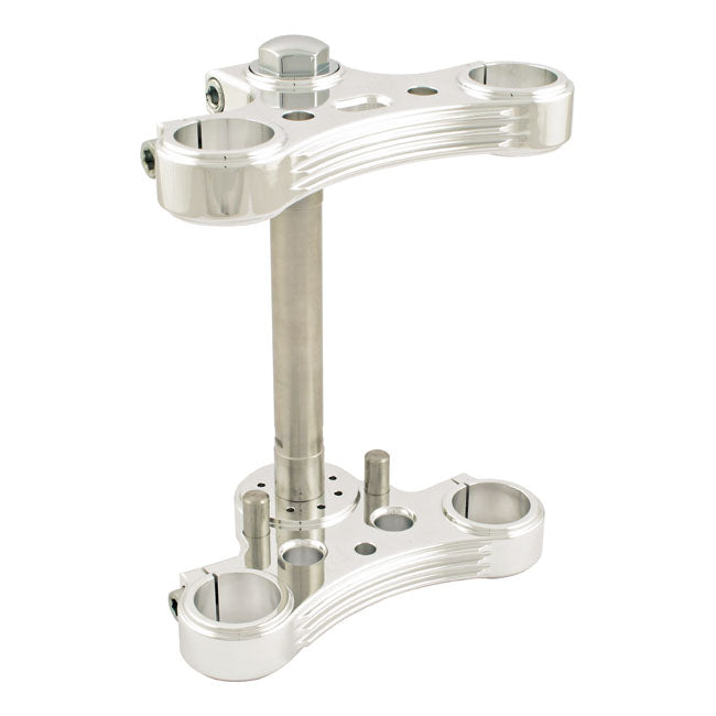 Kustom Tech extra narrow 39mm triple trees. Polished - Kustom Tech motorcycle part