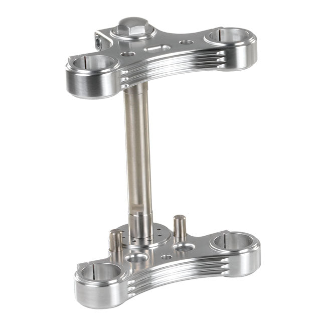 Kustom Tech extra narrow 39mm triple trees. Satin - Kustom Tech motorcycle part
