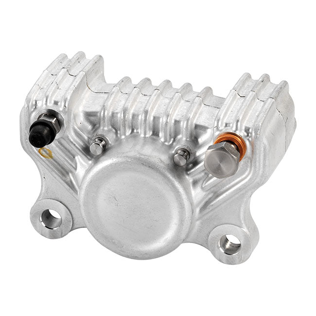Kustom Tech Super Freni 2 piston brake caliper. Raw - Kustom Tech motorcycle part