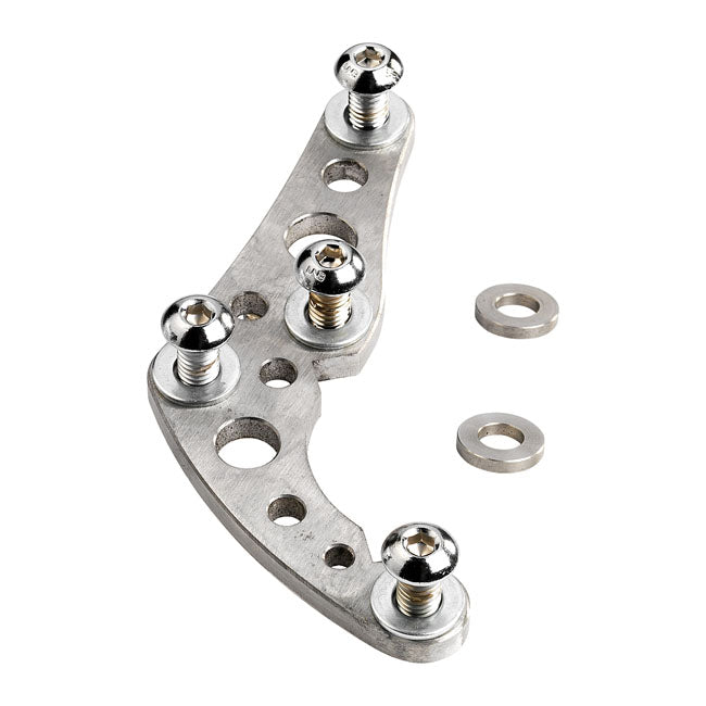 Kustom Tech Super Freni front caliper bracket. Raw - Kustom Tech motorcycle part