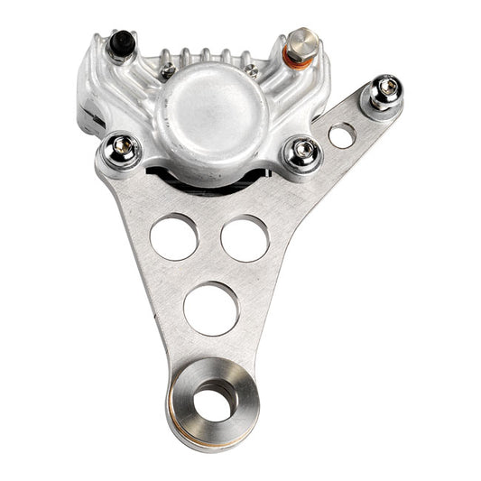 Kustom Tech Super Freni front caliper bracket. Raw - Kustom Tech motorcycle part