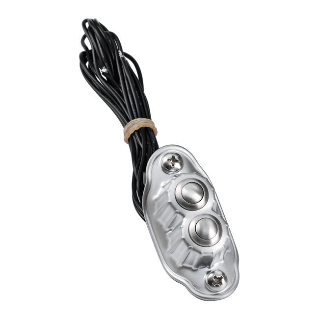 Kustom Tech Deluxe handlebar switch. Dual button - Kustom Tech motorcycle part