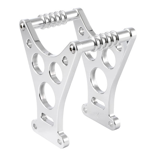 Kustom Tech Dragster style fork brace. Satin - Kustom Tech motorcycle part