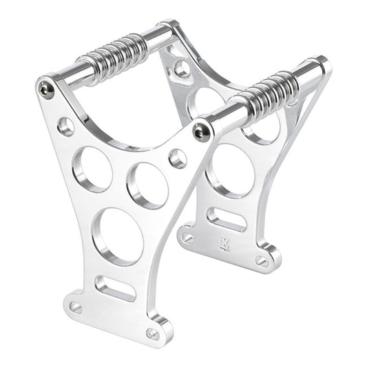 Kustom Tech Dragster style fork brace. Satin - Kustom Tech motorcycle part