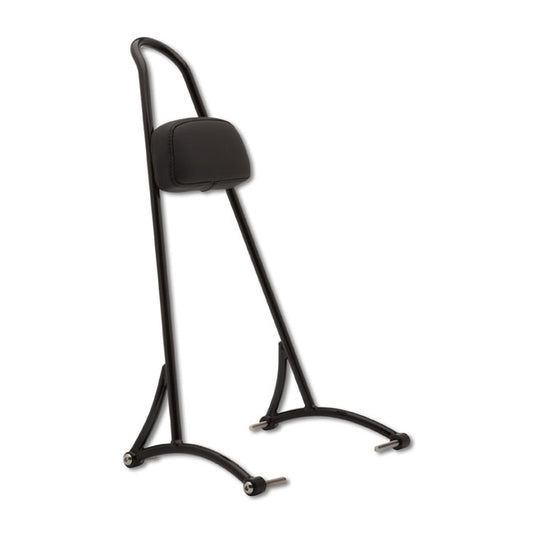 Burly, sissy bar. 20" black, with backrest pad 06-17 Dyna (NU)