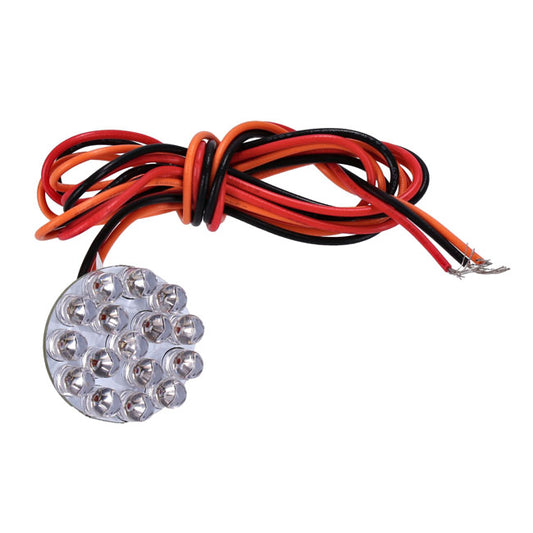 Custom Dynamics Genesis Hardwire Universal LED Cluster - 1 Inch / Red