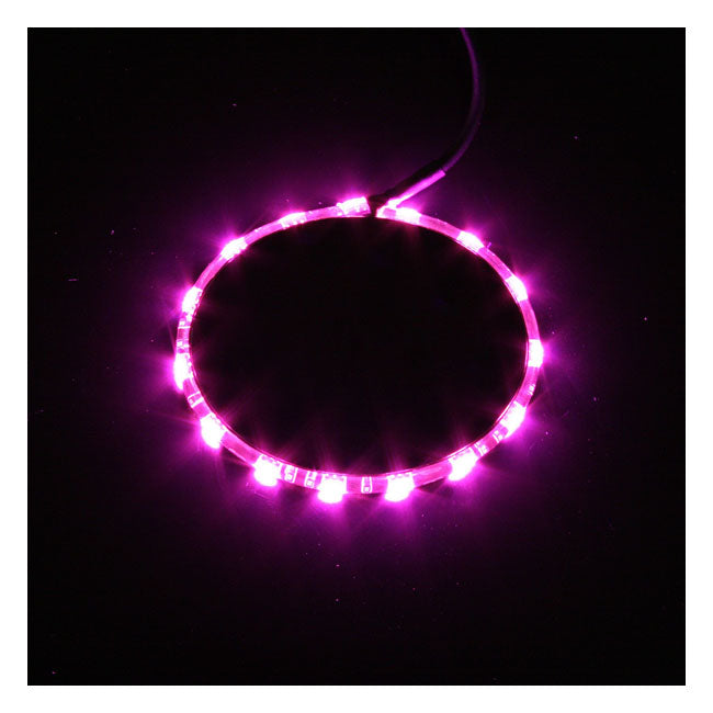 Custom Dynamics Magical Wizard Wheel LED Light - Pink LEDs / Chrome