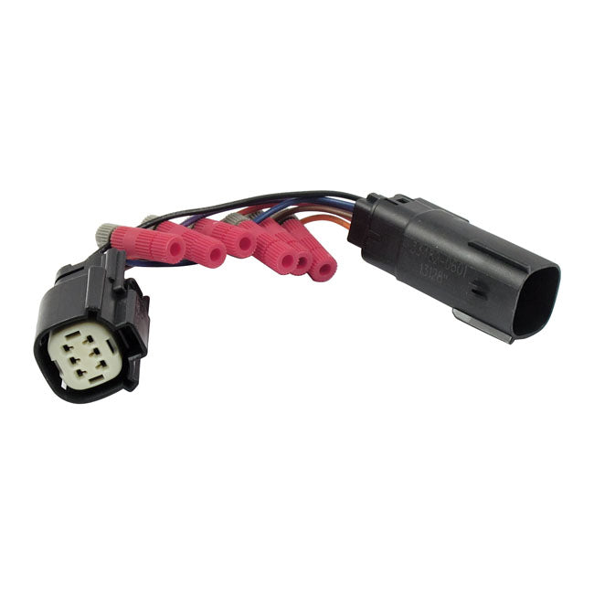Custom Dynamics power tap wiring adapter. 6 pin adapter - Custom Dynamics light kits led at Pedro's Parts