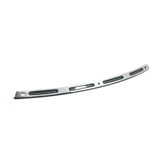 Custom Dynamics TruFLEX Batwing Turn Signal LED Trim Tube - Turn / Signal / LED / Trim / Tube / Smoke Lens / Amber / White / Chrome Stainless - Custom Dynamics windshields trims at Pedro's Parts