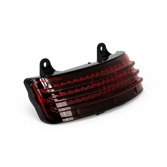 Custom Dynamics Tri-bar LED Rear Fender Tip - Red Lens - Custom Dynamics fender tips lenses at Pedro's Parts