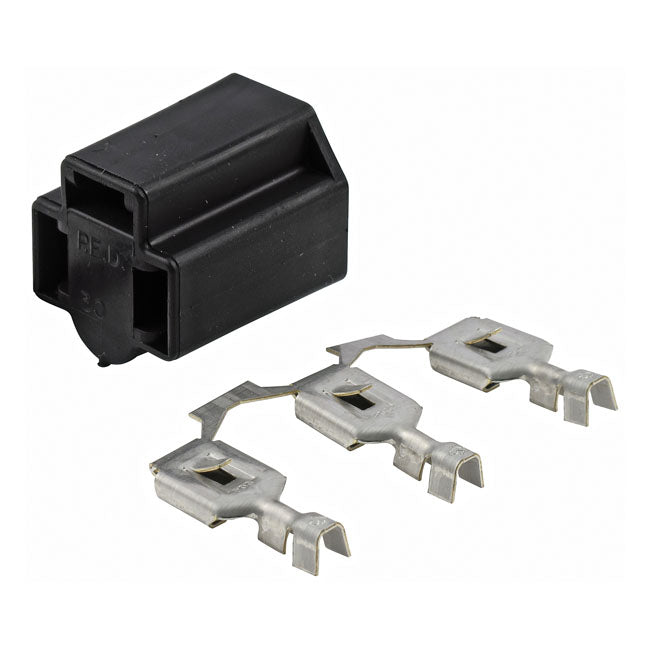 NAMZ, H4 Headlamp Wiring Plug, 3 Prong