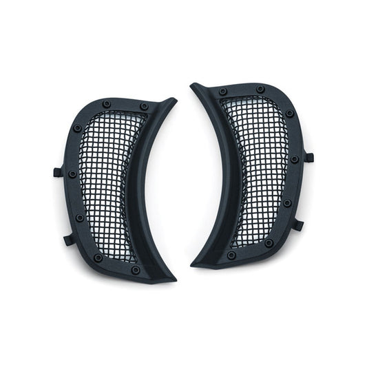 Kuryakyn, Mesh Headlamp Vent Accent. Satin Black