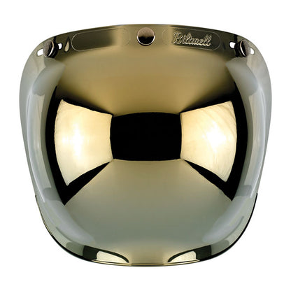 Biltwell Bubble Shield Anti-Fog - Gold - Helmet Visors at Pedro’s Parts