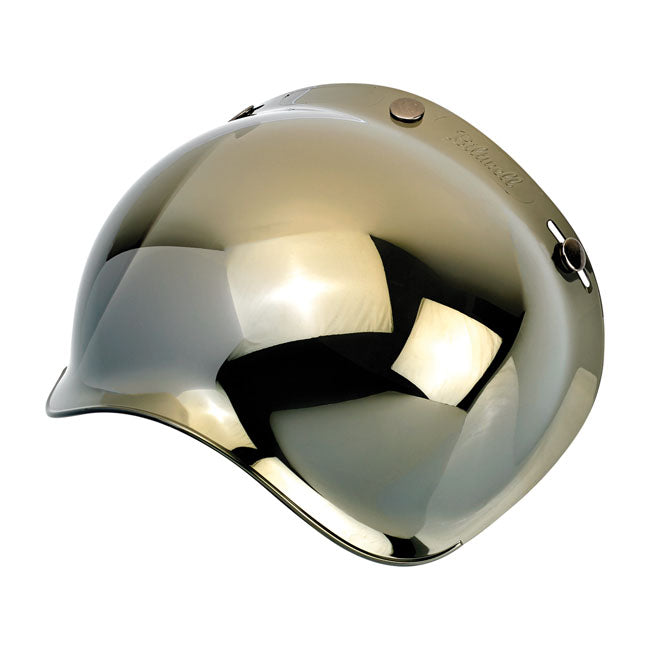 Biltwell Bubble Shield Anti-Fog - Gold - Helmet Visors at Pedro’s Parts