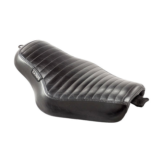Le Pera, Streaker Solo Seat. Black, Pleated