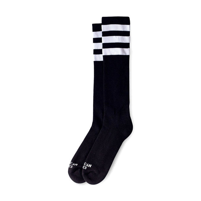 American Socks Black triple Knee High socks - product image