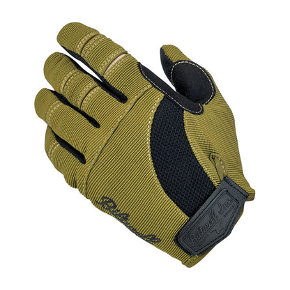 Biltwell Moto Gloves olive/black/tan from Biltwell at Pedro’s Parts