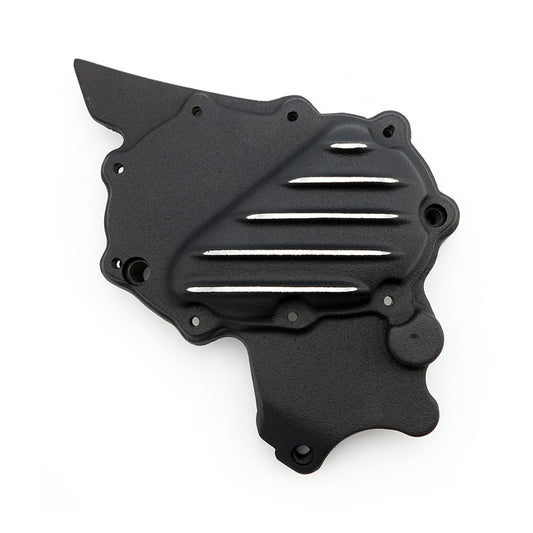 EMD, Ribbed Sprocket Cover XL. Black Cut