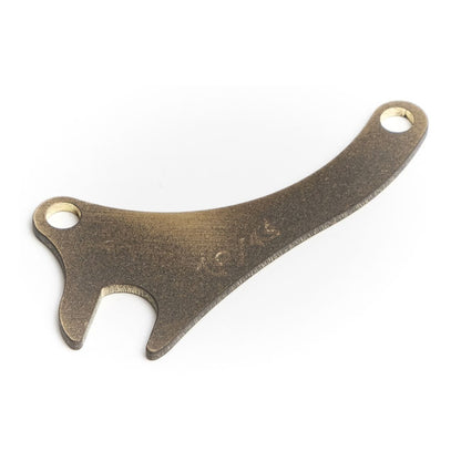 Wannabe Choppers CV Carb Choke Bracket - Brass - 88-06 H-D & all customs with H-D Keihin CV carburetor