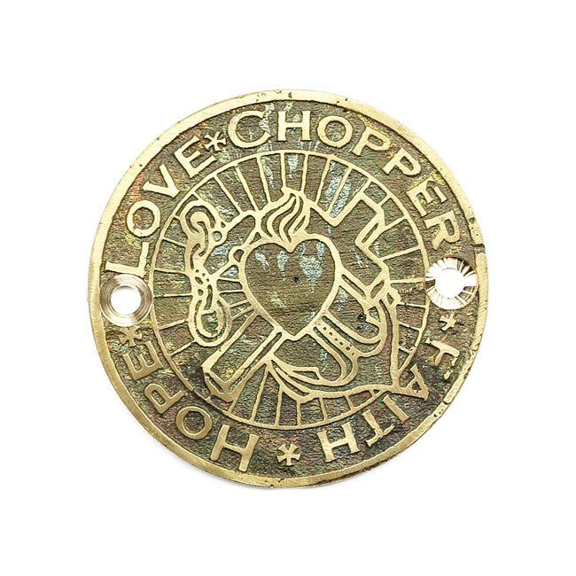 Wannabe Choppers CFLH Point Cover - Brass - Horizontal mount - 70-99 (NU) Big Twin (Excl. TC); 71-21 XL Sportster (Excl. 08-12 (NU) XR1200)