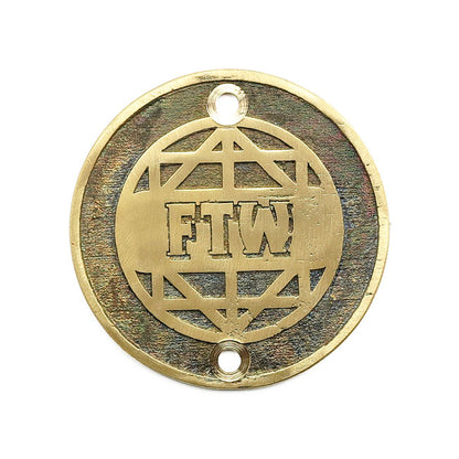 Wannabe Choppers FTW Point Cover - Brass - Horizontal mount - 71-03 XL Sportster (NU)