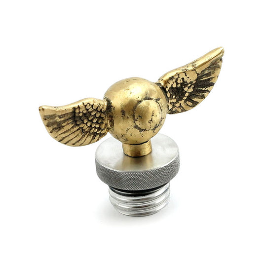 Wannabe Choppers Flying Eyeball Gas Cap - Brass - 83-95 H-D (NU)