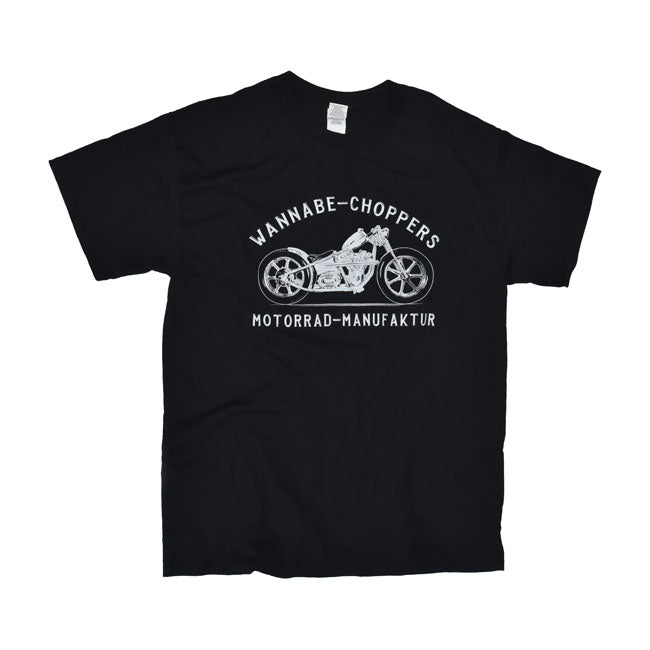 Wannabe Choppers ALSi9Mg T-Shirt Black - 2XL