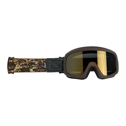 Biltwell Overland 2.0 Grunt goggle desert camo from Biltwell at Pedro’s Parts