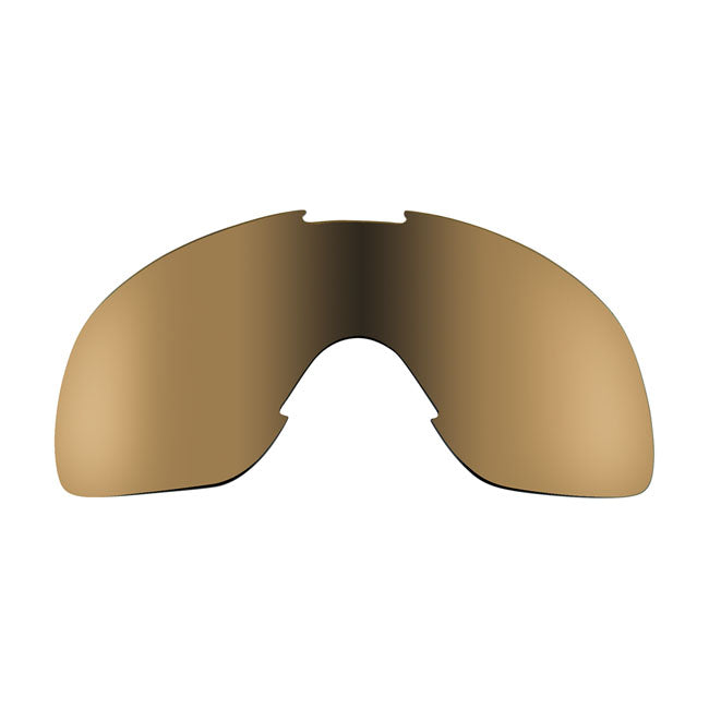 Biltwell Overland goggle lens gold mirror brown from Biltwell at Pedro’s Parts