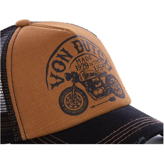 Von Dutch Baseball Cap Crew Black/brown