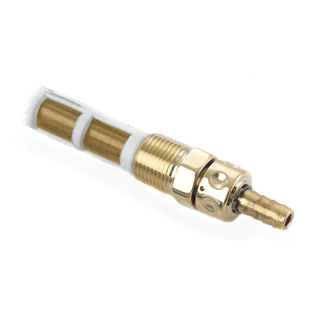 Kustom Tech brass petcock polished - Kustom Tech motorcycle part