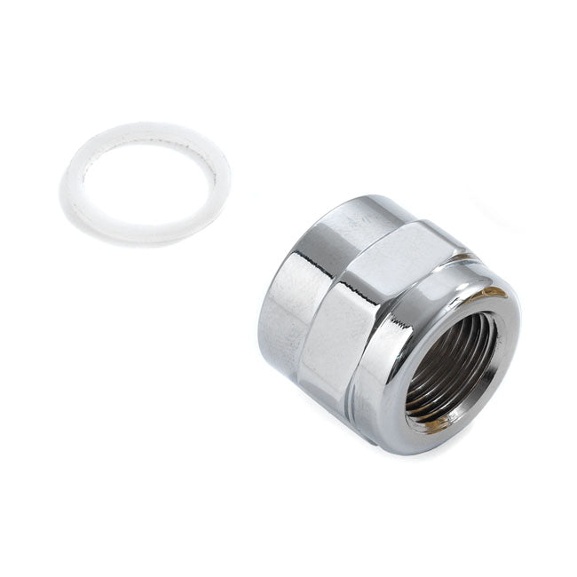 Kustom Tech brass adapter chrome - Kustom Tech motorcycle part