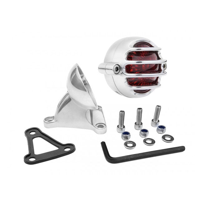 Motone, Lecter Tail Light with Fender Mount. Polished