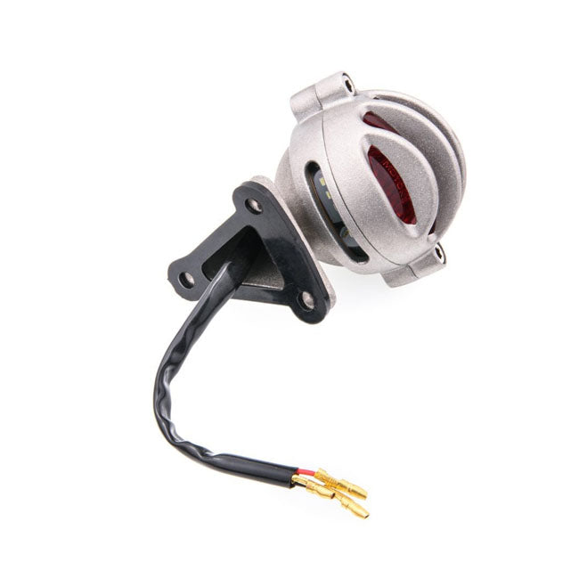 Motone, Lecter Tail Light with Fender Mount. Shot Blast