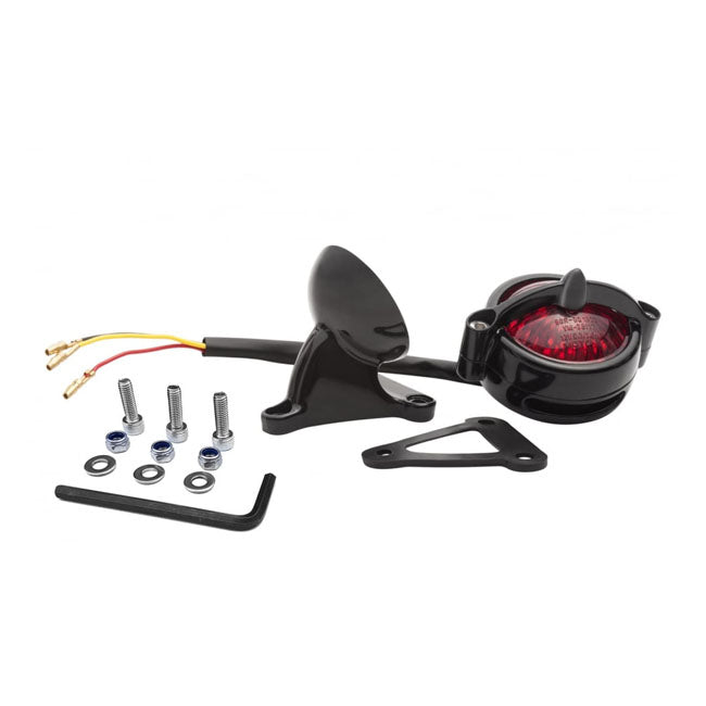 Motone, Bel Air Tail Light with Fender Mount. Black