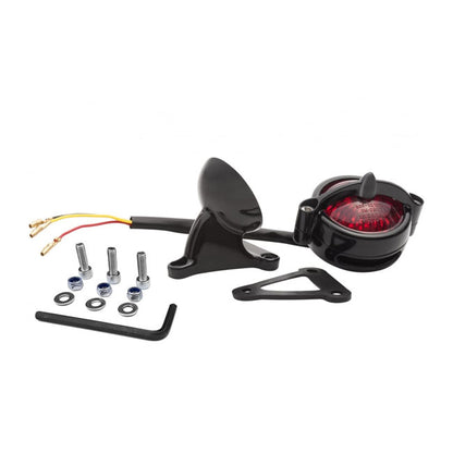 Motone, Bel Air Tail Light with Fender Mount. Black