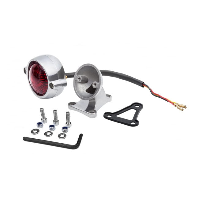 Motone, Eldorado Tail Light with Fender Mount. Polished