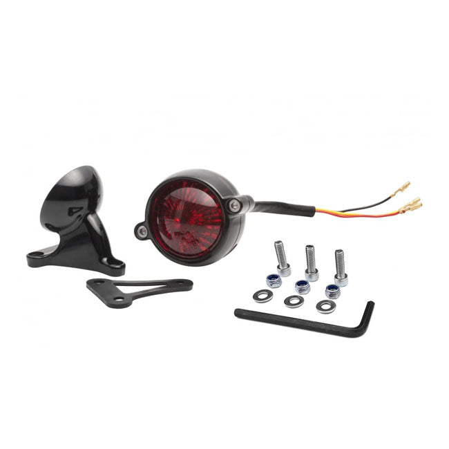 Motone, Eldorado Tail Light with Fender Mount. Black