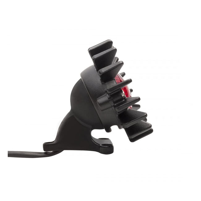 Motone, Big Fin Tail Light with Fender Mount. Black