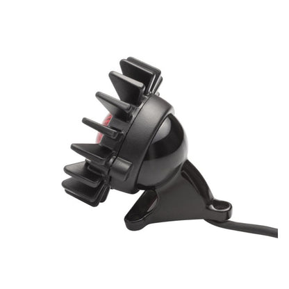 Motone, Big Fin Tail Light with Fender Mount. Black